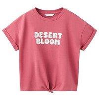 Mango Girls Desert Bloom Short Sleeve T-Shirt - Red