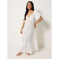 Pixiegirl Petite Dip Dye Maxi Dress - Brown