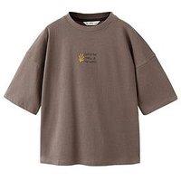 Mango Boys Ocean Spell Short Sleeve T-Shirt - Brown