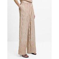 French Connection Crinkle Wide Leg Elasticated Trousers