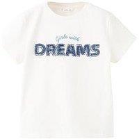 Mango Girls Dreams Short Sleeve T-Shirt - Light Cream