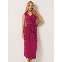 Long Tall Sally Sleeveless Split Midaxi Dress - Pink