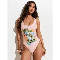New Look Hola Paradise Swimsuit - Light Pink