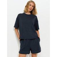 New Look Premium Co-Ord Sweatshirt T-Shirt - Navy