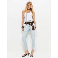New Look Hallie Disco Skinny Leg Jeans - Light Blue