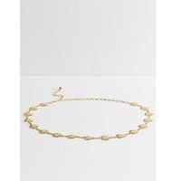New Look Sunshine Chain Belt - Gold