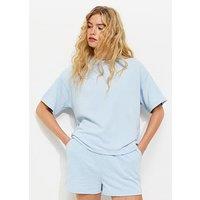 New Look Light Blue Boxy Co-Ord Sweatshirt T-Shirt