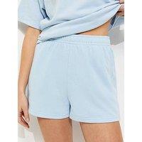 New Look Jersey Jogger Shorts - Light Blue