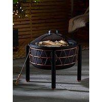 Vonhaus Black & Copper Fire Pit