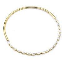 Say It With Detachable Oval Choker Necklace - Yellow Gold