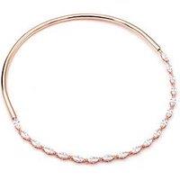 Say It With Detachable Oval Choker Necklace - Rose Gold