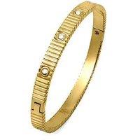 Say It With Love Bangle - Yellow Gold
