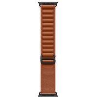 Apple Watch 49Mm Terra Cotta Alpine Loop - Medium - Black Titanium Finish