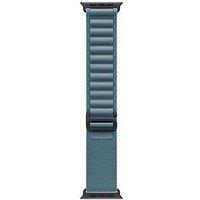 Apple Watch 49Mm Light Blue Alpine Loop - Medium - Black Titanium Finish