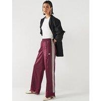 Adidas Originals Womens Firebird Satin Lace Tracksuit Pant - Maroon