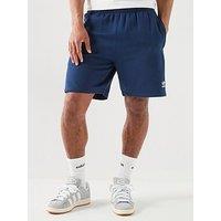 Adidas Originals Men'S Trefoil Essentials Fleece Shorts - Blue