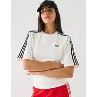 Adidas Originals Womens Slim Short Sleeve T-Shirt - White