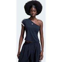 Adidas Originals Womens Off The Shoulder T-Shirt - Black