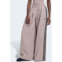 Adidas Originals Womens Pleated Track Bottoms - Brown