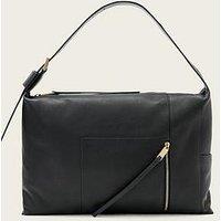 Allsaints Alba Leather Shoulder Bag - Black