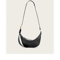 Allsaints Luna Leather Crossbody Bag - Black