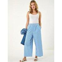 Roman Dusk Gingham Culottes