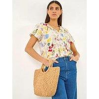 Roman Holiday Pleated Top