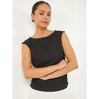 Roman Petite Textured Stretch Top
