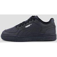 Puma Boys Caven Iii Jr Low Profile Lace-Up Court Trainers - Black