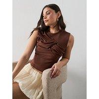 Allsaints Nella Tank - Brown