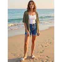 Roman Petite Pointelle Knit Cardigan