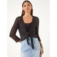 Roman Waterfall Popcorn Knitted Cardigan