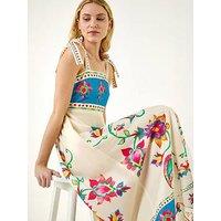 Roman Paisley Midi Dress