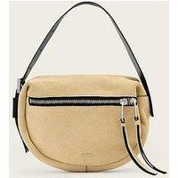 Allsaints Noemie Mini Suede Shoulder Bag - Brown