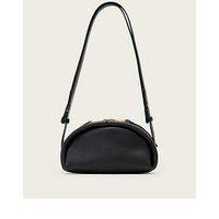 Allsaints Rosalie Arc Leather Cross Body Bag - Black