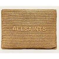 Allsaints Bettina Woven Clutch Bag - Brown