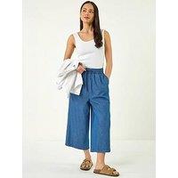 Roman Petite Washed Denim Look Trouser