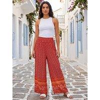 Roman Paisley Wide Leg