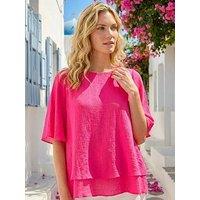 Roman Double Layered Tunic Top