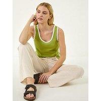 Roman Cotton Ric Rac Detail Vest