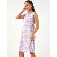 Roman Petite Floral Broderie Shift Dress