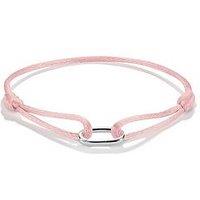 Thomas Sabo Charm Connect Textile Bracelet Pink