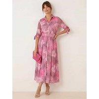 Style Cheat Daphne Shirt Dress - Pink