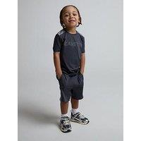 Zavetti Canada Younger Boys Verozo 2.0 Polo & Shorts Set - Grey