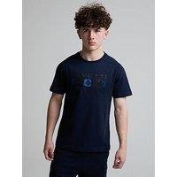 Zavetti Canada Boys Ravino Logo T-Shirt - Navy