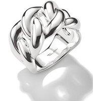 Thomas Sabo Bold Elegance Ring In A Braided Look