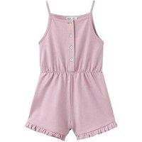 Mango Younger Girls Playsuit - Light Purple