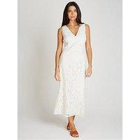Little Mistress Crochet Midaxi Dress - Cream