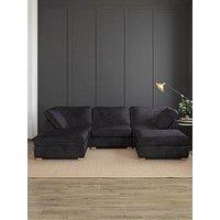Aspire Nestle U Shaped Sofa - Velvet