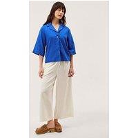 Monsoon Emily Linen Shirt - Blue